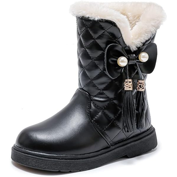 Amazon.com | Kids Winter Snow Boots Toddler Non-Slip Walking